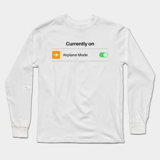 Airplane Mode Long Sleeve T-Shirt